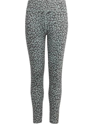 Adidas Jg Spı Aop Leg Yeşil Çocuk   Tayt KD5918