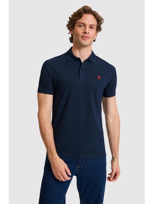 U.s. Polo Assn. Erkek Lacivert Tişört Basic 50322347-VR033