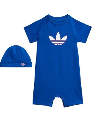 Adidas Bebek  Mavi  Eşofman Ts Gıft Set KD1047