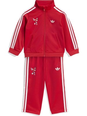 Adidas Bebek  Kırmızı  Eşofman Fırebırd Ts KE3879