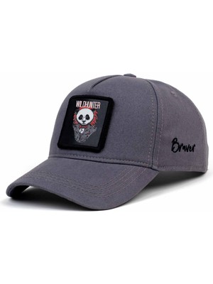 Braver Gri Wild Hunter Logolu Şapka