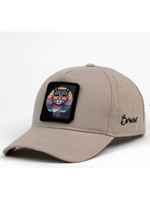 Braver Bej Kedi Logolu Şapka