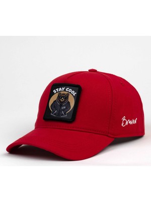 Braver Kırmızı Stay Cool Logolu Şapka