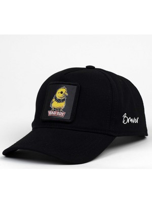 Braver Siyah Bad Boy Logolu Şapka