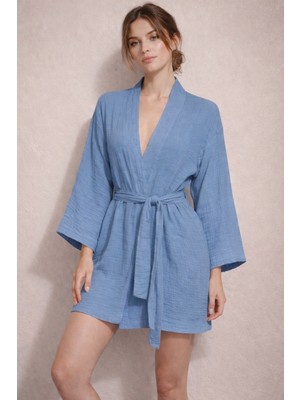 Este Woman Müslin  Pamuk Kimono