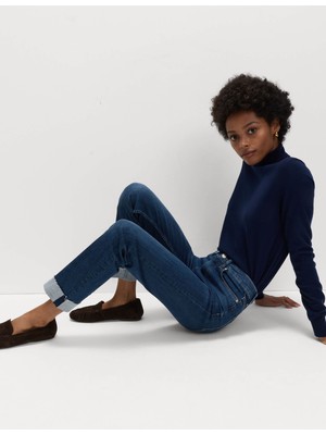 Marks & Spencer Harper Supersoft Yüksek Bel Jean Pantolon