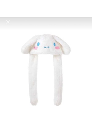 Facnspt Cinnamoroll Işıklı Hareketli Kulaklı Peluş Şapka