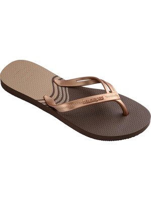 Havaianas Havainas Elegance Prınt Kadın Kahverengi Terlik 4148804-1