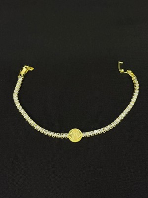 Melisa Takı & Aksesuar 316L Çelik 14K Kaplama Gold Renk Su Yolu Bileklik