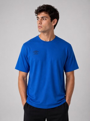 Umbro Season Erkek Mavi Pamuklu Spor Tişört NF0150