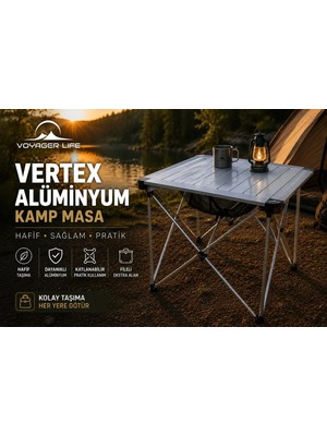Apnea Voyager Life Vertex Aluminyum Kamp Masa