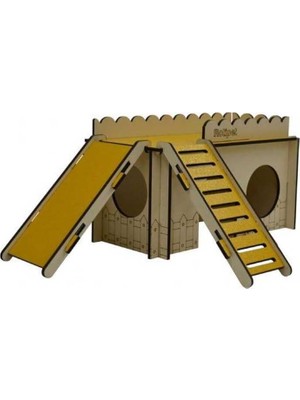Rotipet Hamster Evi 20X11X10 cm (Sarı)
