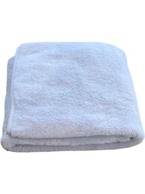 Kedi ve Köpek Battaniyesi Yumuşak Peluş Yıkanabilir 1 Adet Gri (Orta Boy 100X80)