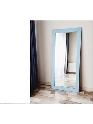 Vivense Dfn Wood Dekoratif Duvar Boy Aynası, Yeşil, 120X50