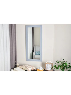 Vivense Dfn Wood Dekoratif Duvar Boy Aynası, Gri, 120X50