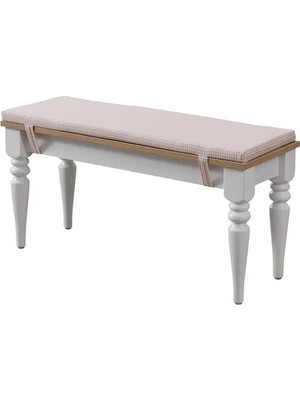 Vivense Sembol Bench, Beyaz, 85 cm