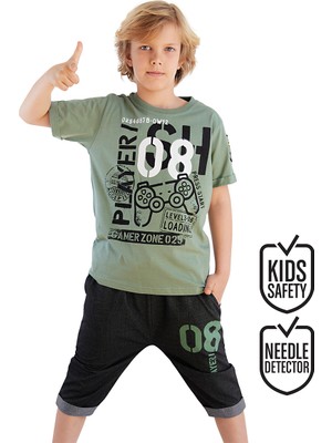 Mshb&G Player 8 Erkek Çocuk T-Shirt Kapri Şort Takım