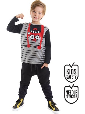 Denokids Sarkan Canavar Erkek Çocuk T-Shirt Pantolon Takım