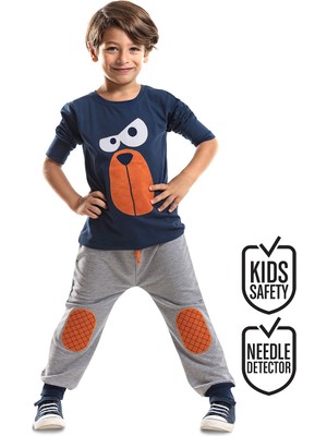 Denokids Ciddiyim Erkek Çocuk T-shirt Pantolon Takım