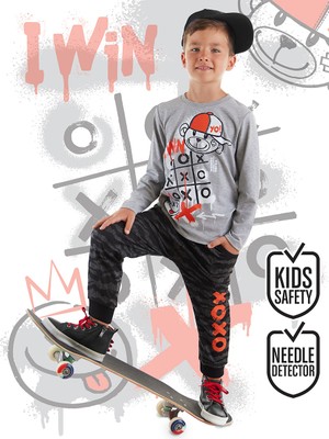 Mshb&G I Win Erkek Çocuk T-Shirt Pantolon Takım