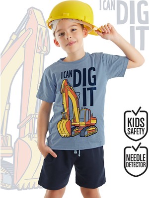 Mshb&G Kepçe Işte Erkek Çocuk T-Shirt Şort Takım