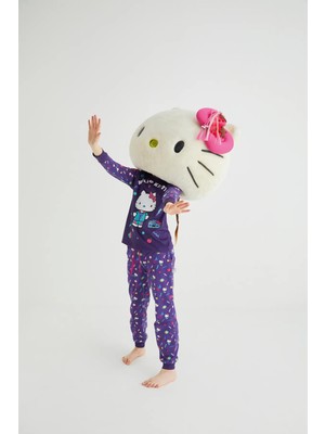 Kız Çocuk Kız Uzun Kol 100% Pamuklu Pijama Takımı