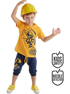 Denokids  Kepçe Erkek Çocuk Kapri Takım