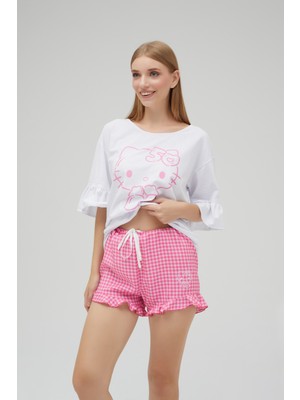Lisanslı Şortlu Kısa Kol Pijama Takımı