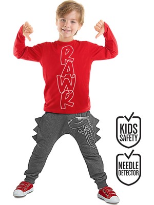 Denokids Erkek Çocuk Tırtır Pantolon Takım