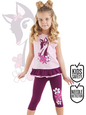 Denokids Ceylan Kız Çocuk Tunik Tayt Takım