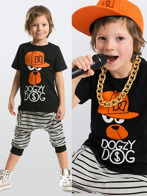 MSHB&G Dd Hiphop Erkek Çocuk T-shirt Kapri Şort Takım