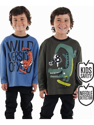 Skate Erkek Çocuk 2'li Paket T-Shirt