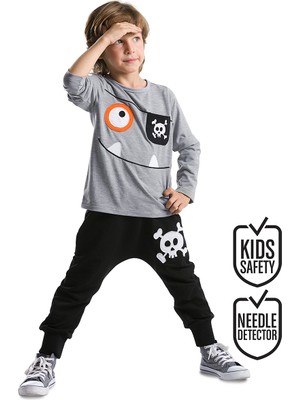 Denokids Happy Pirate Erkek Çocuk T-shirt Pantolon Takım