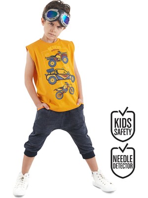 MSHB&G Motocross Erkek Çocuk T-shirt Kapri Şort Takım
