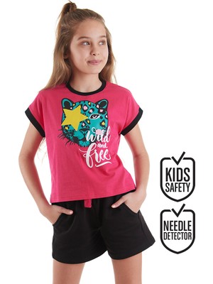 Mshb&G Wild And Free Kız Çocuk T-Shirt Şort Takım