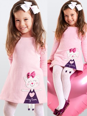 Denokids Yaramaz Kedi Elbise
