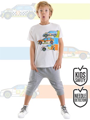 MSHB&G Yarışçı Erkek Çocuk T-Shirt Kapri Şort Takım