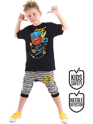 MSHB&G Basket Topu Erkek Çocuk T-shirt Kapri Şort Takım
