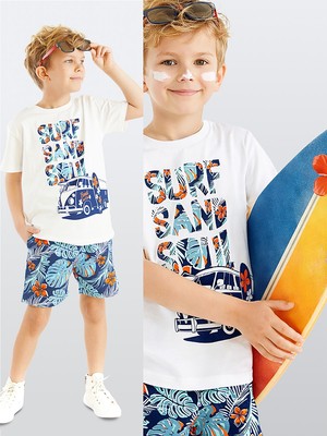 MSHB&G Surf Erkek Çocuk T-Shirt Şort Takım