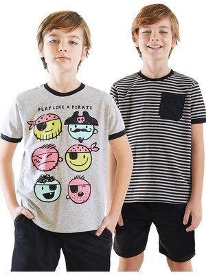 Pirate Erkek Çocuk 2'li Paket T-shirt