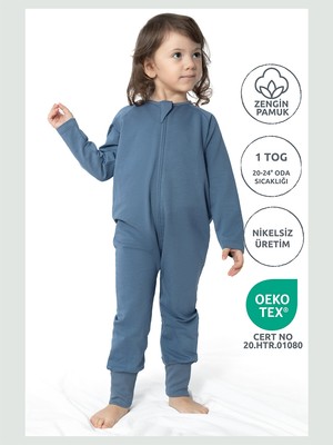 Zuppers Çocuk Patikli 1 Tog Uyku Tulumu - Indigo