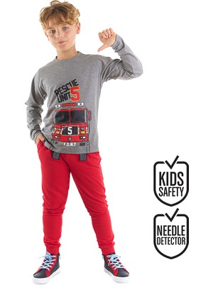 Denokids Rescue Unit Erkek Çocuk T-Shirt Pantolon Takım