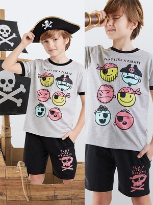 Pirate Erkek Çocuk T-Shirt Şort Takım
