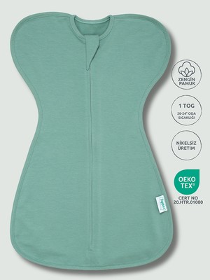 Zuppers 1 Tog Kelebek Kundak Uyku Tulumu - Mint