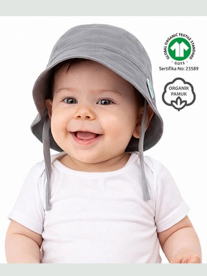 Zuppers Organik Pamuk Müslin Bebek Şapkası