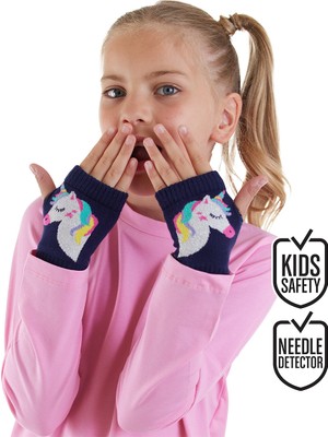Unicorn Kız Çocuk Parmaksız Eldiven