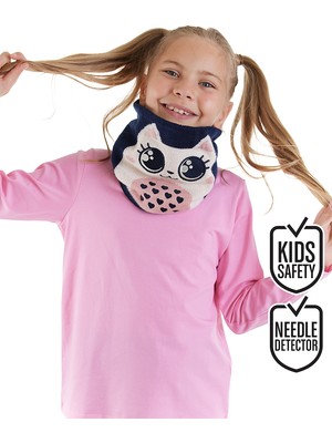 Denokids Kedicik Kız Çocuk Triko Boyunluk