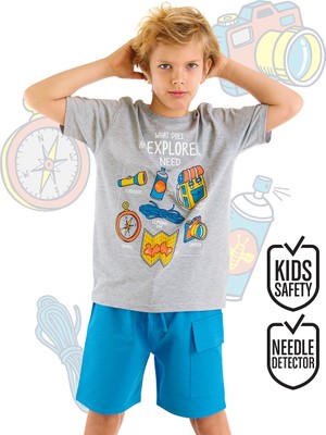 MSHB&G Explorer Erkek Çocuk T-Shirt Şort Takım
