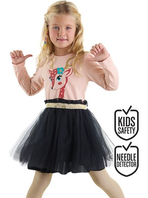 Denokids Şirin Ceylan Kız Çocuk Tütü Tüllü Elbise