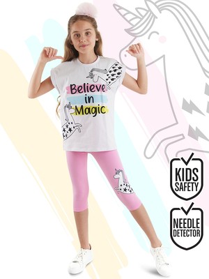MSHB&G Believe in Magic Kız Çocuk T-Shirt Tayt Takım